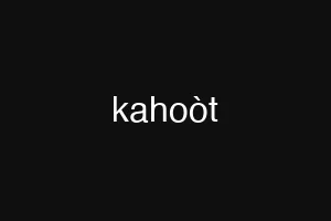 kahoòt