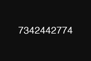 7342442774